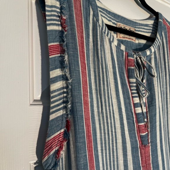 We The Free by FREE PEOPLE: “Surf Stripe Maxi “ Top. NWOT - Picture 7 of 12
